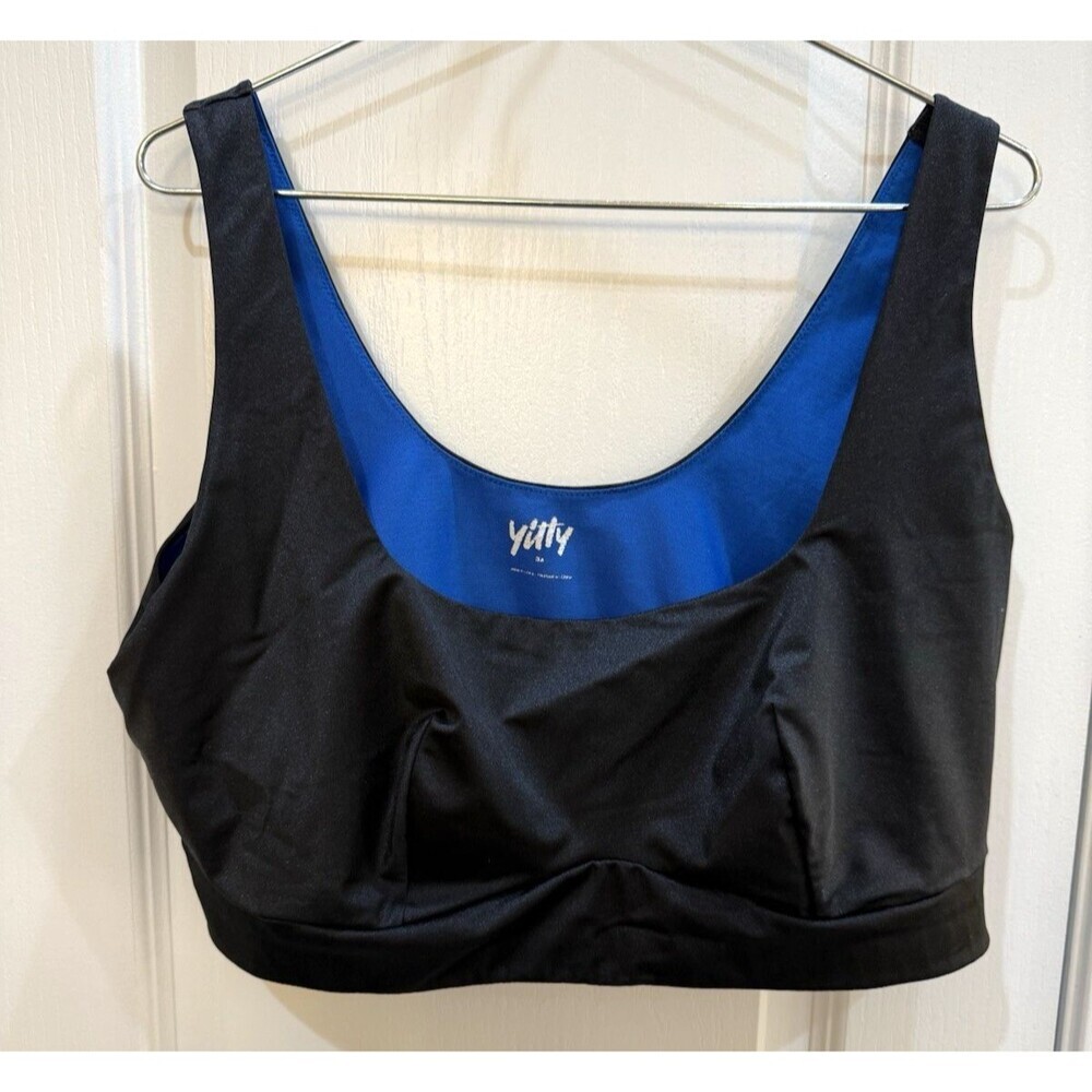 Yitty Headliner Shaping Midi Bralette Iconic Black Size 3X Plus Size Sports Bra